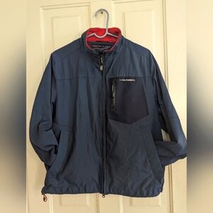 Men's Navy and Red lined Tommy Hilfiger Jacket